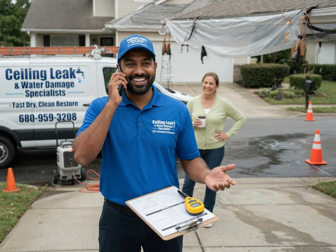 Ceiling Leak Cleanup Winamac, IN FAQs